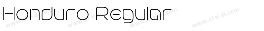 Honduro Regular字体转换 Honduro Regular字体转换